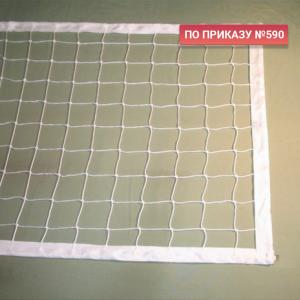 Купить Сетка волейбольная 3,0 мм белая обшита с 4-х сторон в Богучаре 