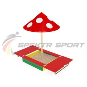 Купить Песочница с крышкой и грибком ИО 512 в Богучаре 