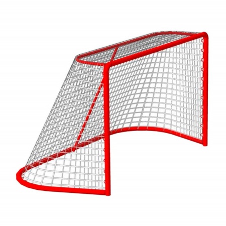 Купить Сетка хоккейная на ворота 1,22мх1,83мх0,5мх1,15м, нить 3,5 мм, узловая в Богучаре 