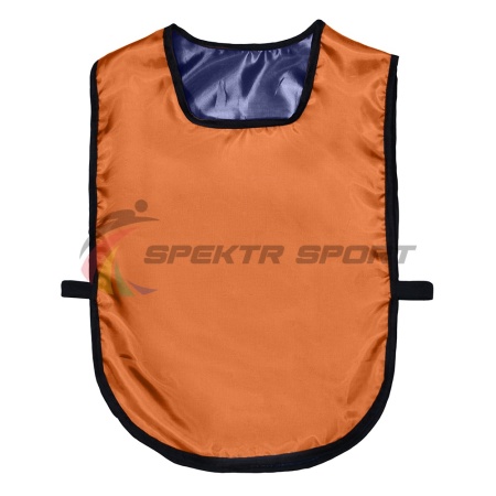 Купить Манишка футбольная двусторонняя универсальная Spektr Sport оранжево-синяя в Богучаре 